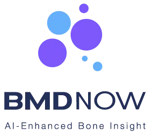 BMD Now Logo - AI Platform for Bone Health and Osteoporosis Diagnosis